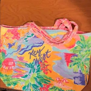 Lilly Pulitzer Terry Cloth Beach Bag